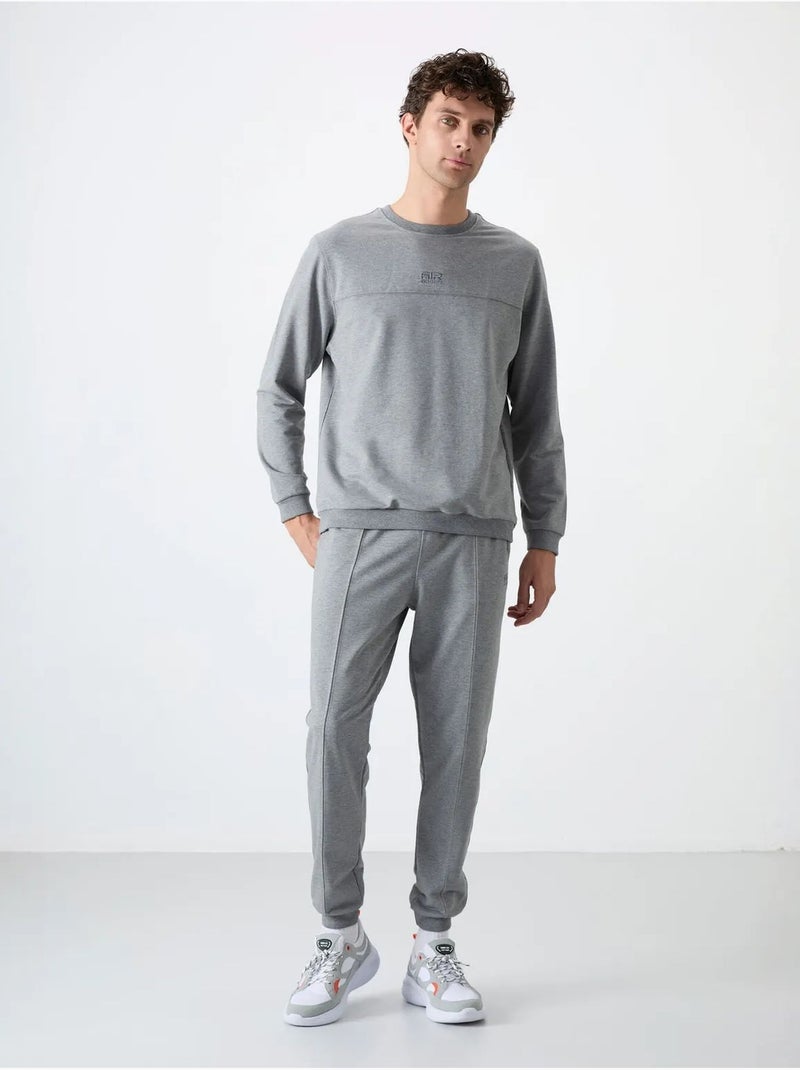 Conjunto de hombre de sudadera de forro polar y pantalón tommy Gris - Kiabi