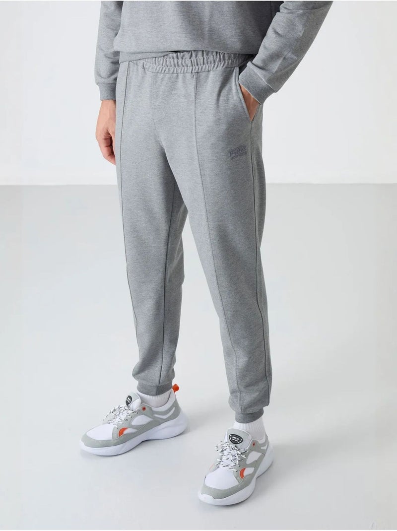 Conjunto de hombre de sudadera de forro polar y pantalón tommy Gris - Kiabi