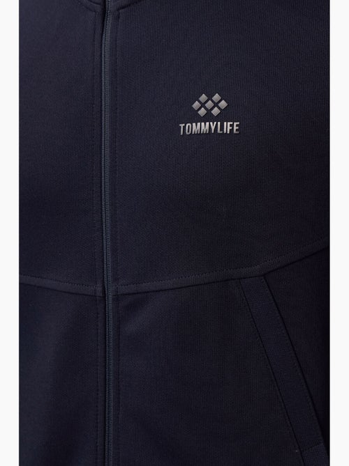 Conjunto de hombre de sudadera de manga larga con cremallera y pantalón tommy - Kiabi