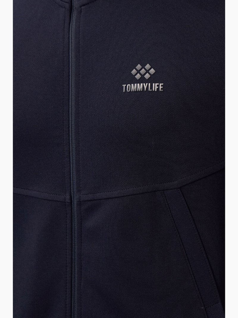 Conjunto de hombre de sudadera de manga larga con cremallera y pantalón tommy Azul marino - Kiabi