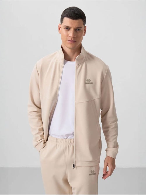 Conjunto de hombre de sudadera de manga larga con cremallera y pantalón tommy - Kiabi Conjunto de hombre de sudadera de manga larga con cremallera y pantalón tommy - Kiabi