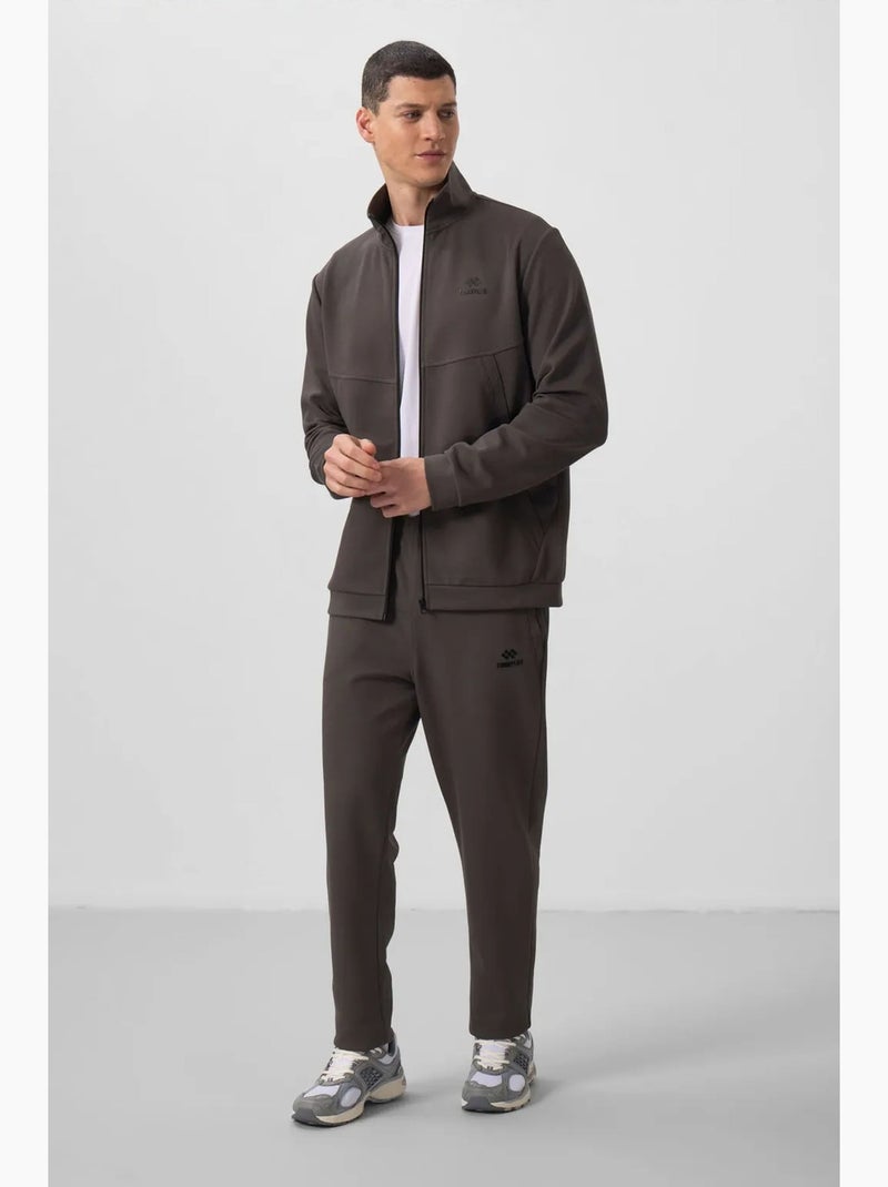 Conjunto de hombre de sudadera de manga larga con cremallera y pantalón tommy Gris oscuro - Kiabi