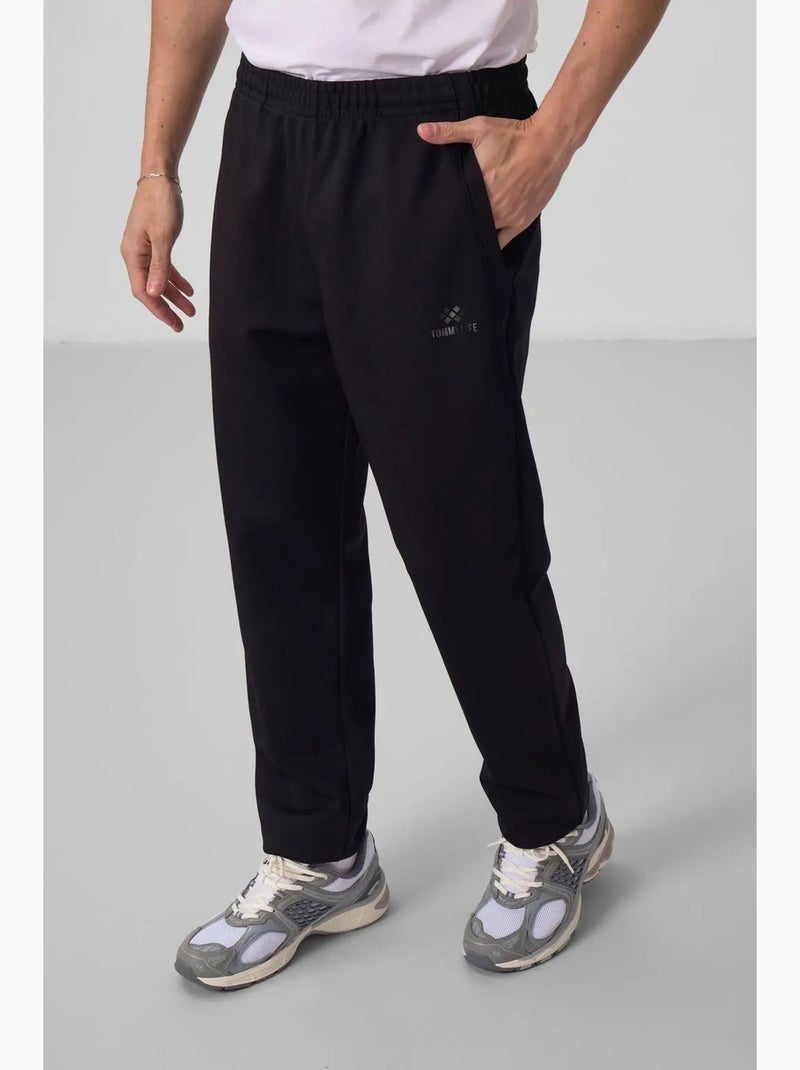 Conjunto de hombre de sudadera de manga larga con cremallera y pantalón tommy Negro - Kiabi