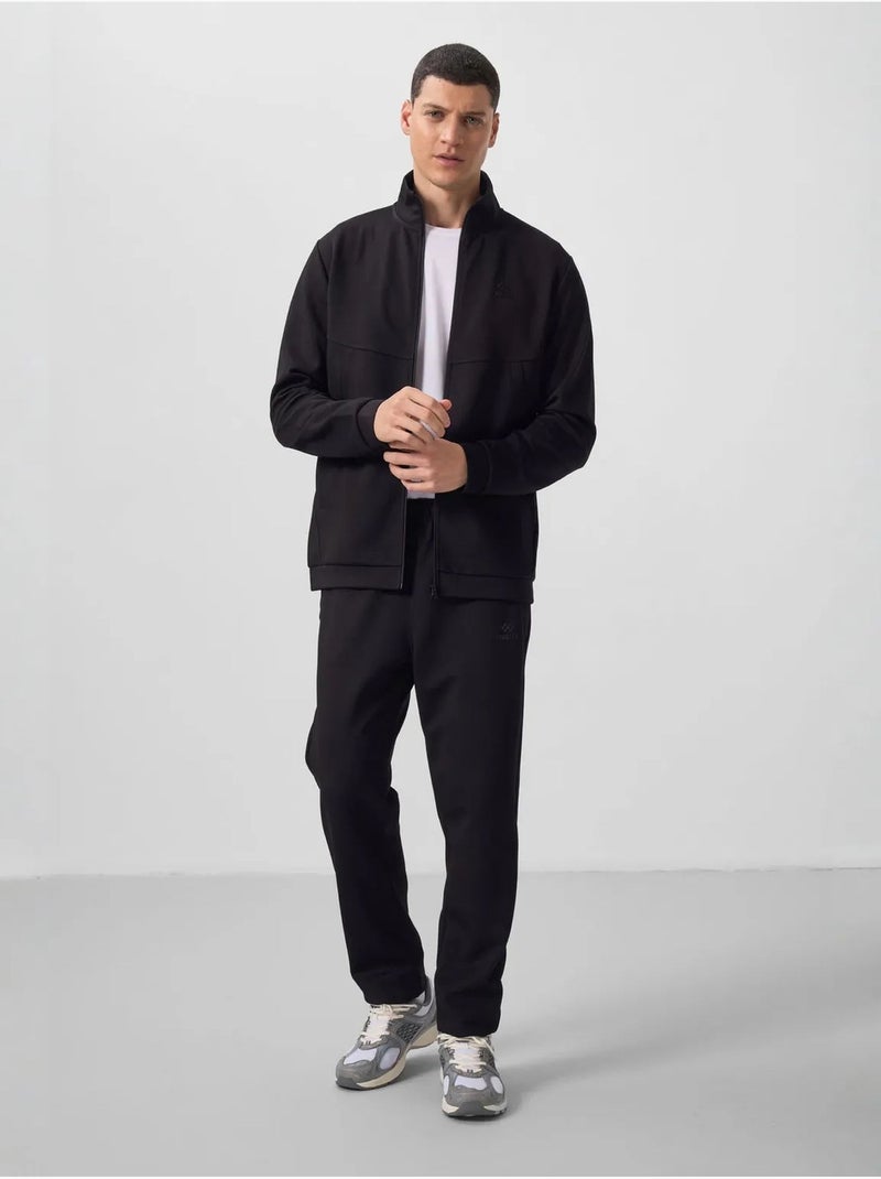 Conjunto de hombre de sudadera de manga larga con cremallera y pantalón tommy Negro - Kiabi