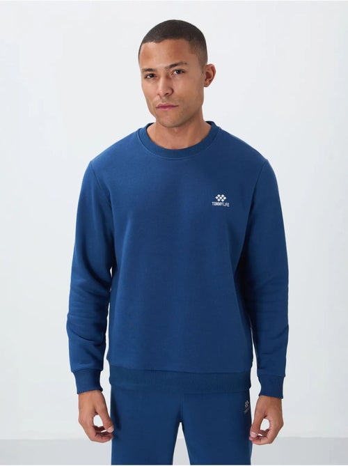 Conjunto de hombre de sudadera y pantalón de felpa de algodón y poliéster tommy - Kiabi