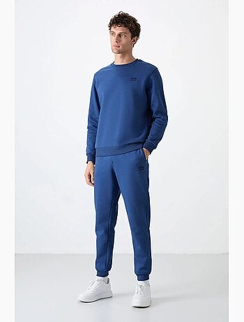 Conjunto de hombre de sudadera y pantalón de felpa de algodón y poliéster tommy