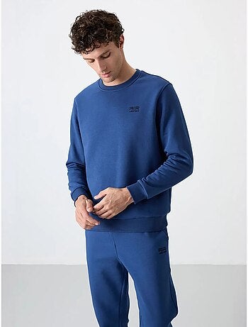 Conjunto de hombre de sudadera y pantalón de felpa de algodón y poliéster tommy