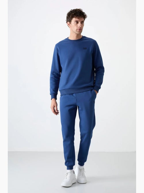 Conjunto de hombre de sudadera y pantalón de felpa de algodón y poliéster tommy - Kiabi