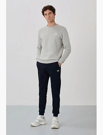 Conjunto de hombre de sudadera y pantalón de felpa de algodón y poliéster tommy