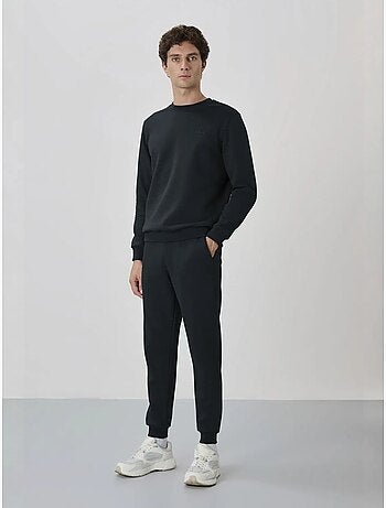 Conjunto de hombre de sudadera y pantalón de felpa de algodón y poliéster tommy
