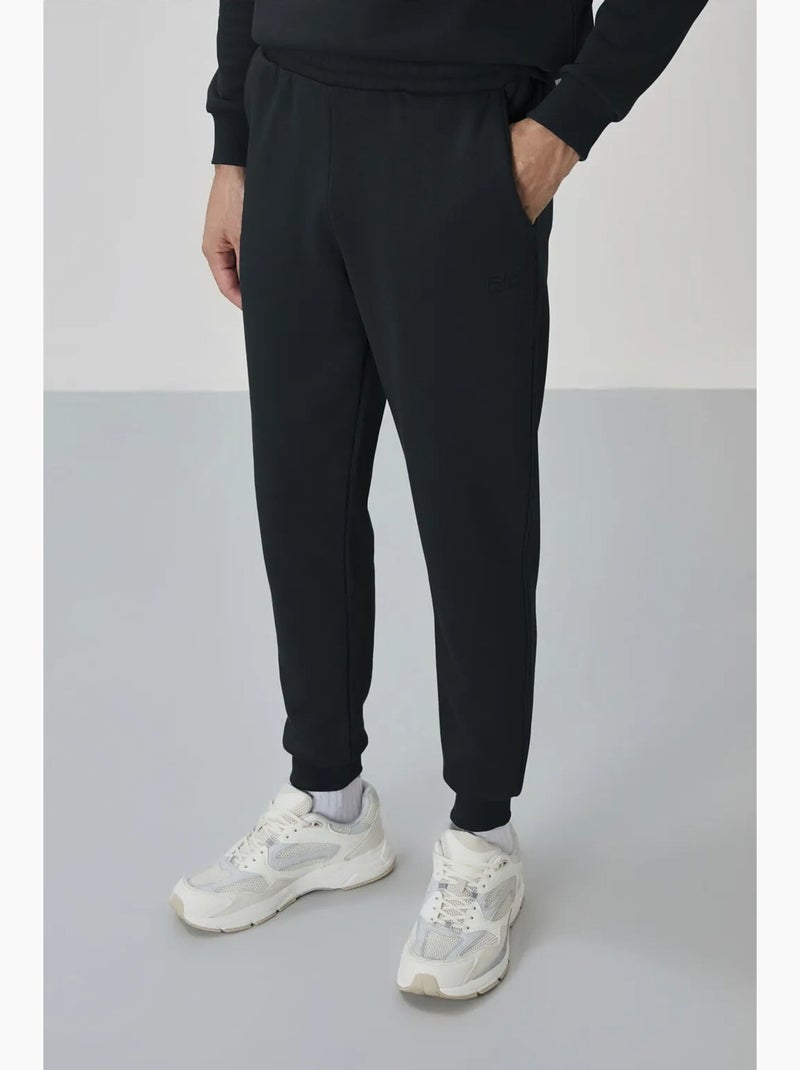 Conjunto de hombre de sudadera y pantalón de felpa de algodón y poliéster tommy Azul petróleo - Kiabi