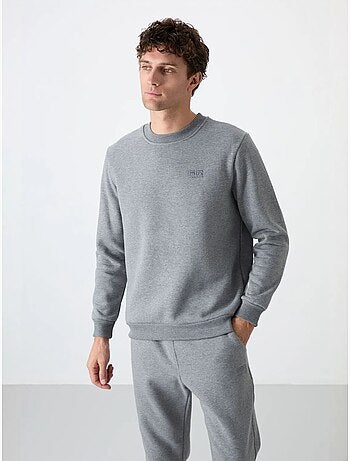 Conjunto de hombre de sudadera y pantalón de felpa de algodón y poliéster tommy