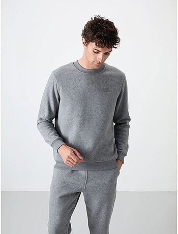 Conjunto de hombre de sudadera y pantalón de felpa de algodón y poliéster tommy