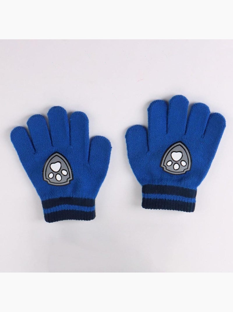 Conjunto de invierno niño Patrulla Canina Gorro guantes y bufanda Azul marino - Kiabi