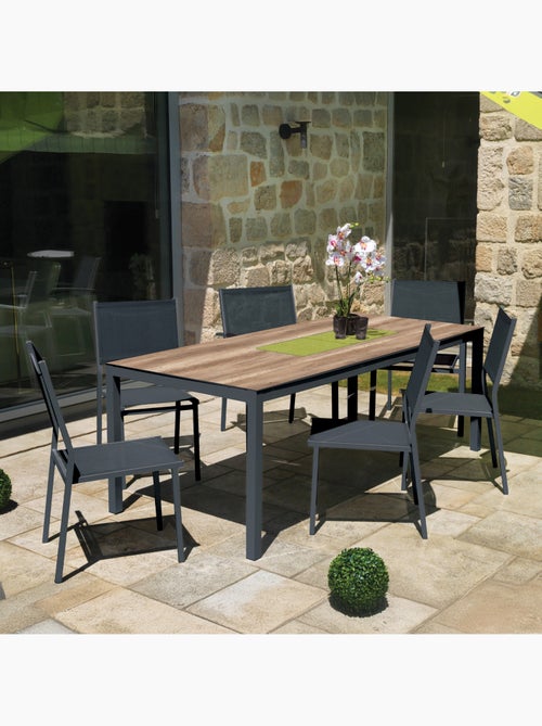 Conjunto de jardín moderno para 6 personas - Kiabi Conjunto de jardín moderno para 6 personas - Kiabi