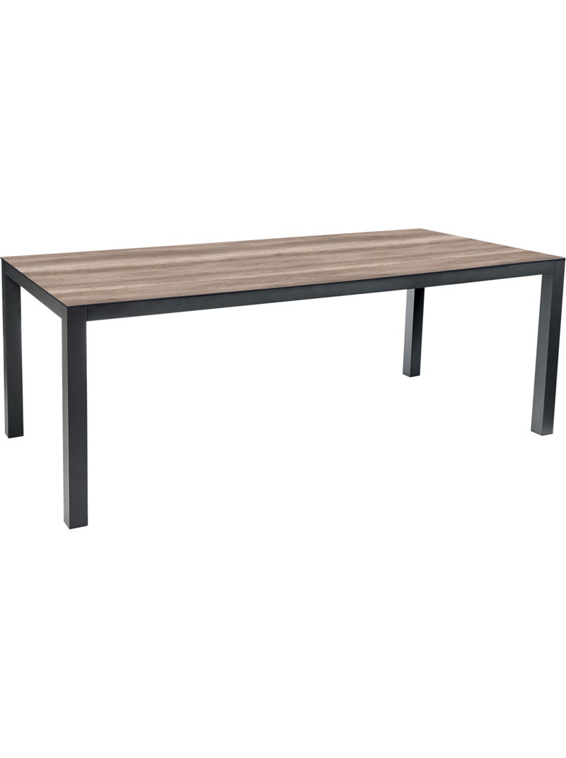 Conjunto de jardín moderno para 6 personas Gris antracita - Kiabi
