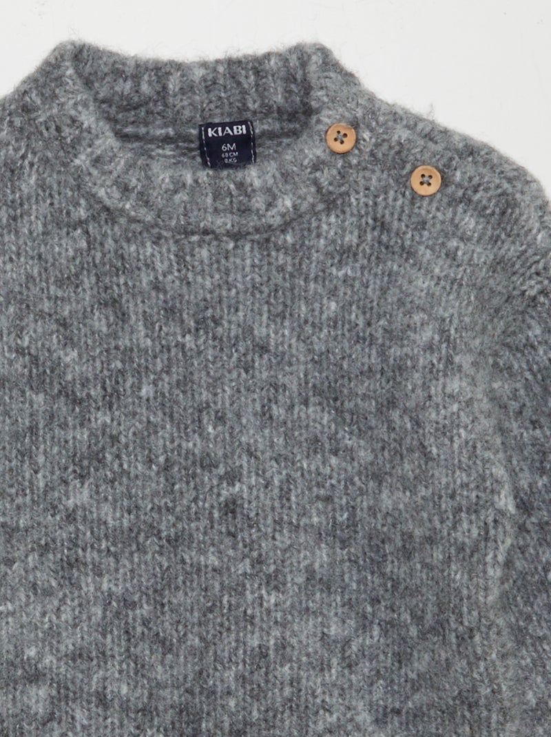 Conjunto de jersey + legging de punto - 2 piezas NEGRO - Kiabi