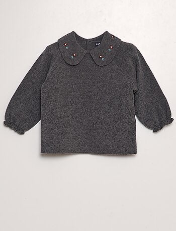 Conjunto de jersey + pantalón de punto compacto - 2 piezas