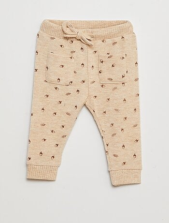 Conjunto de jersey + pantalón de punto suave - 2 piezas