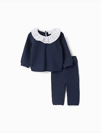Conjunto de jersey y pantalón de punto