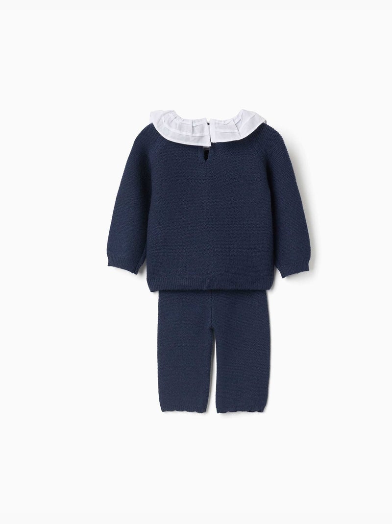 Conjunto de jersey y pantalón de punto Azul oscuro - Kiabi