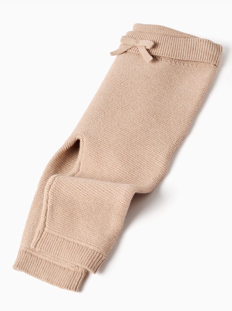 Conjunto de jersey y pantalón de punto Beige claro - Kiabi