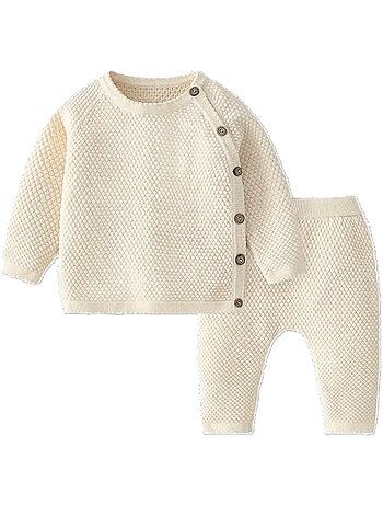 Conjunto de jersey y pantalón de punto Les Chatounets