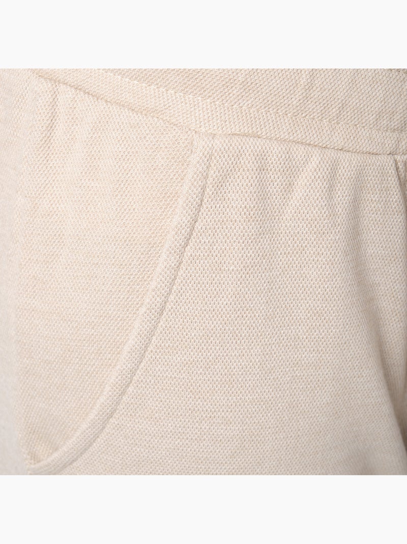 Conjunto de jogging de punto piqué Beige - Kiabi