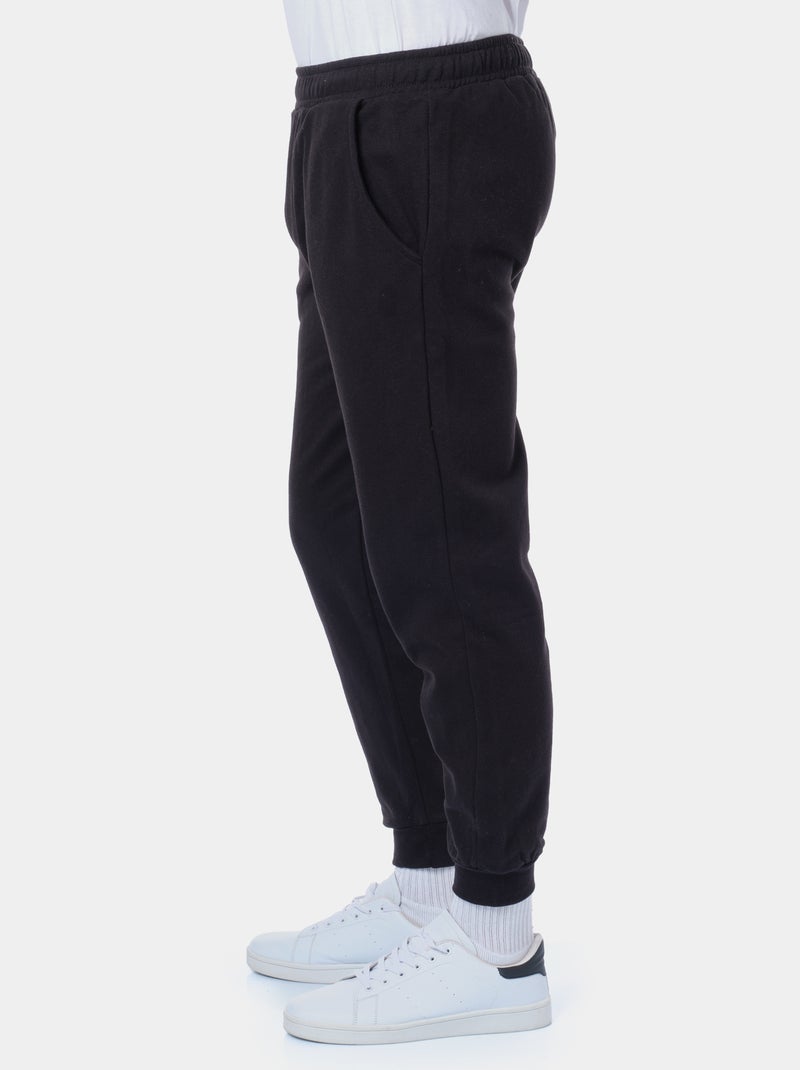 Conjunto de jogging de punto piqué Negro - Kiabi