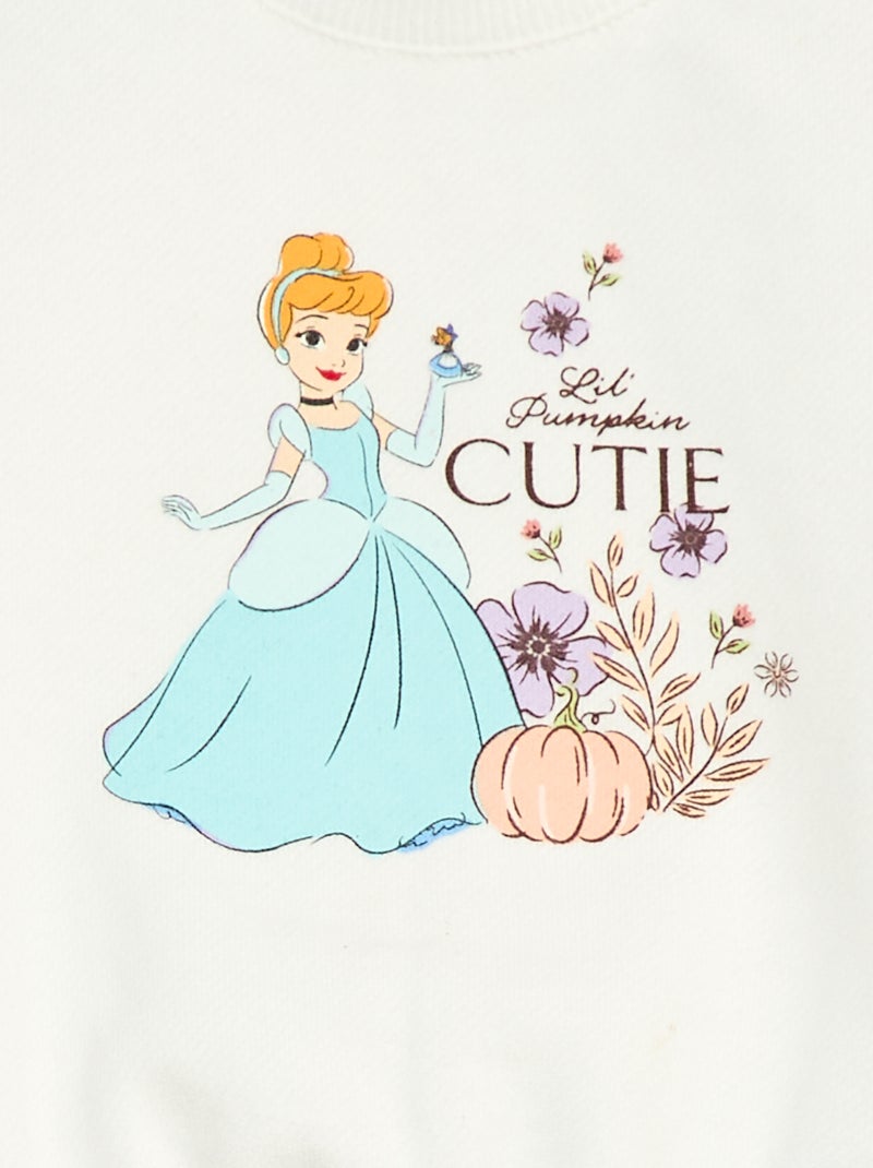 Conjunto de jogging 'Disney' 'Cenicienta' sudadera + pantalón - 2 piezas Blanco - Kiabi