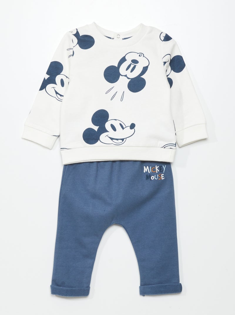 Conjunto de jogging 'Mickey' - 2 piezas AZUL - Kiabi