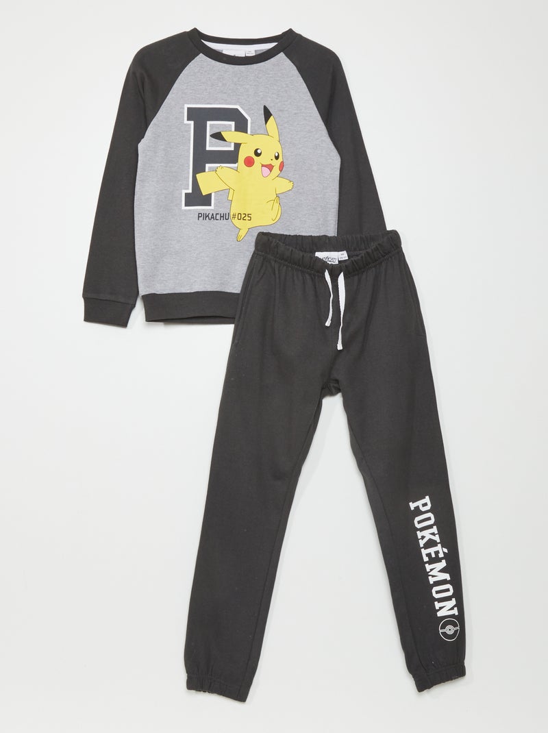 Conjunto de jogging 'Pikachu' - 2 piezas GRIS - Kiabi