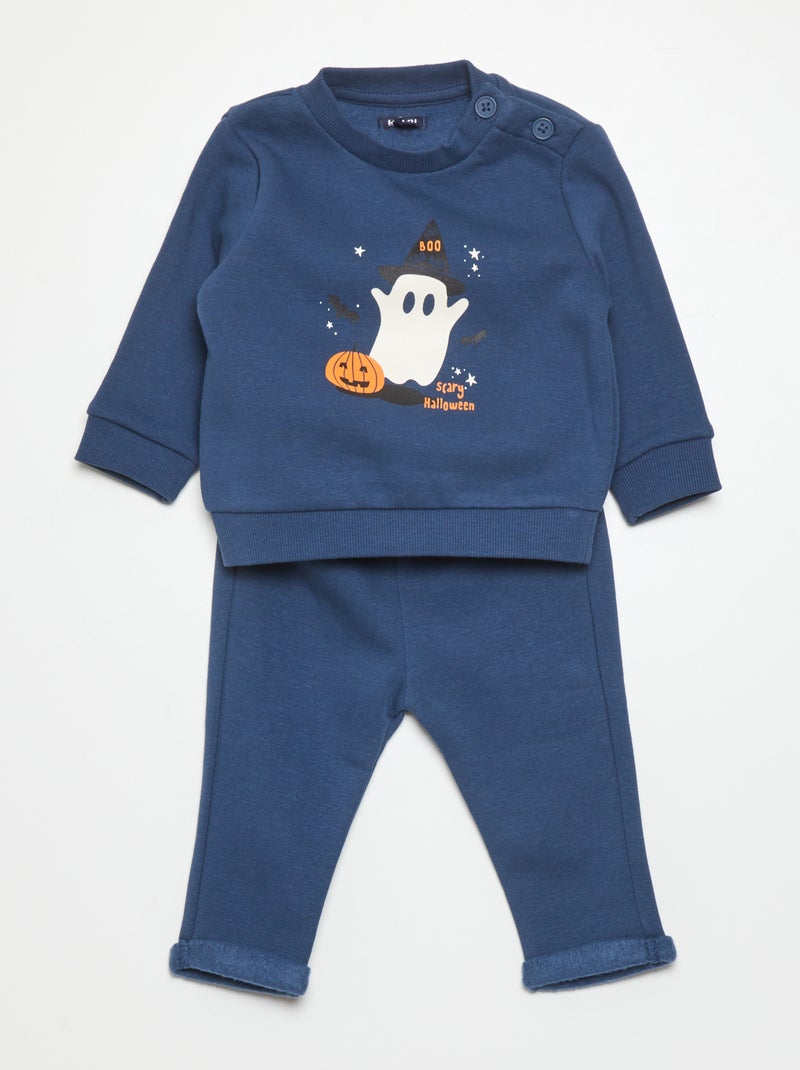 Conjunto de jogging: sudadera + pantalón - 2 piezas AZUL - Kiabi