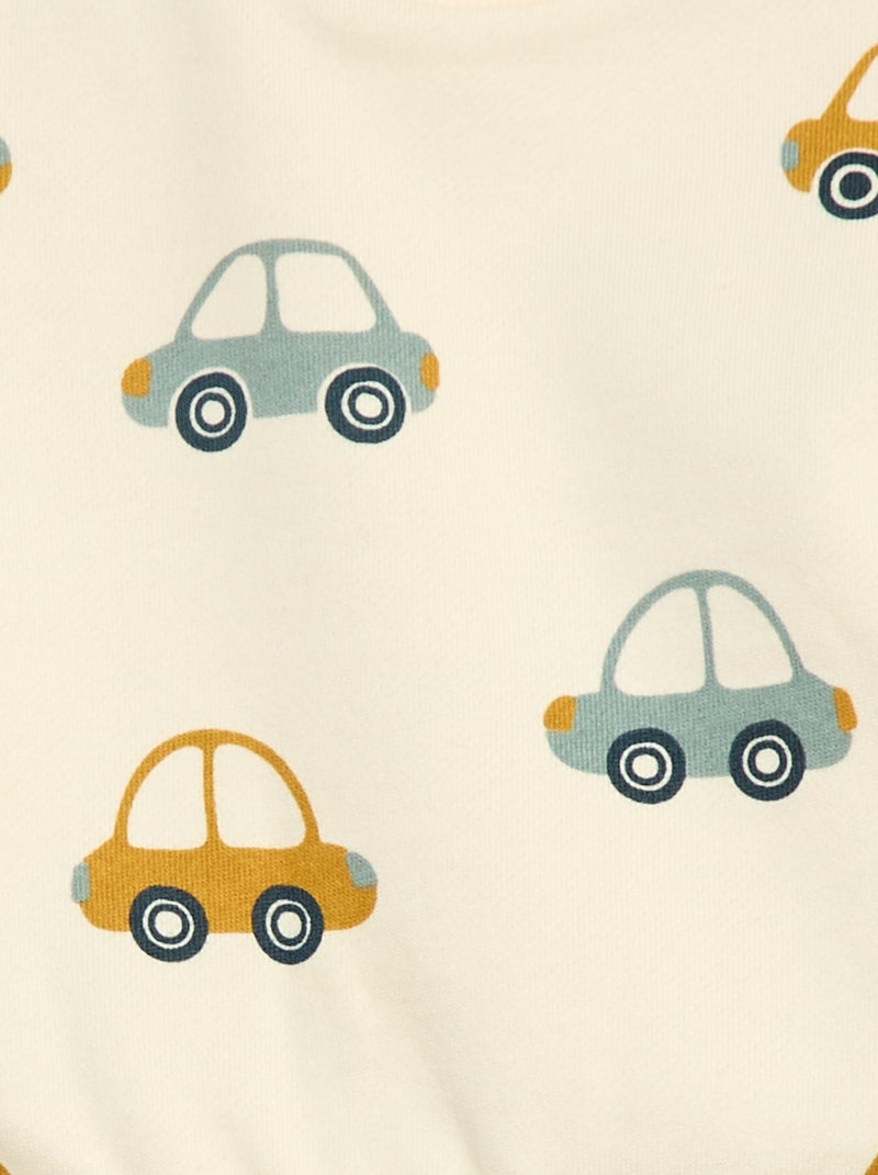 Conjunto de jogging sudadera + pantalón - 2 piezas Blanco - Kiabi