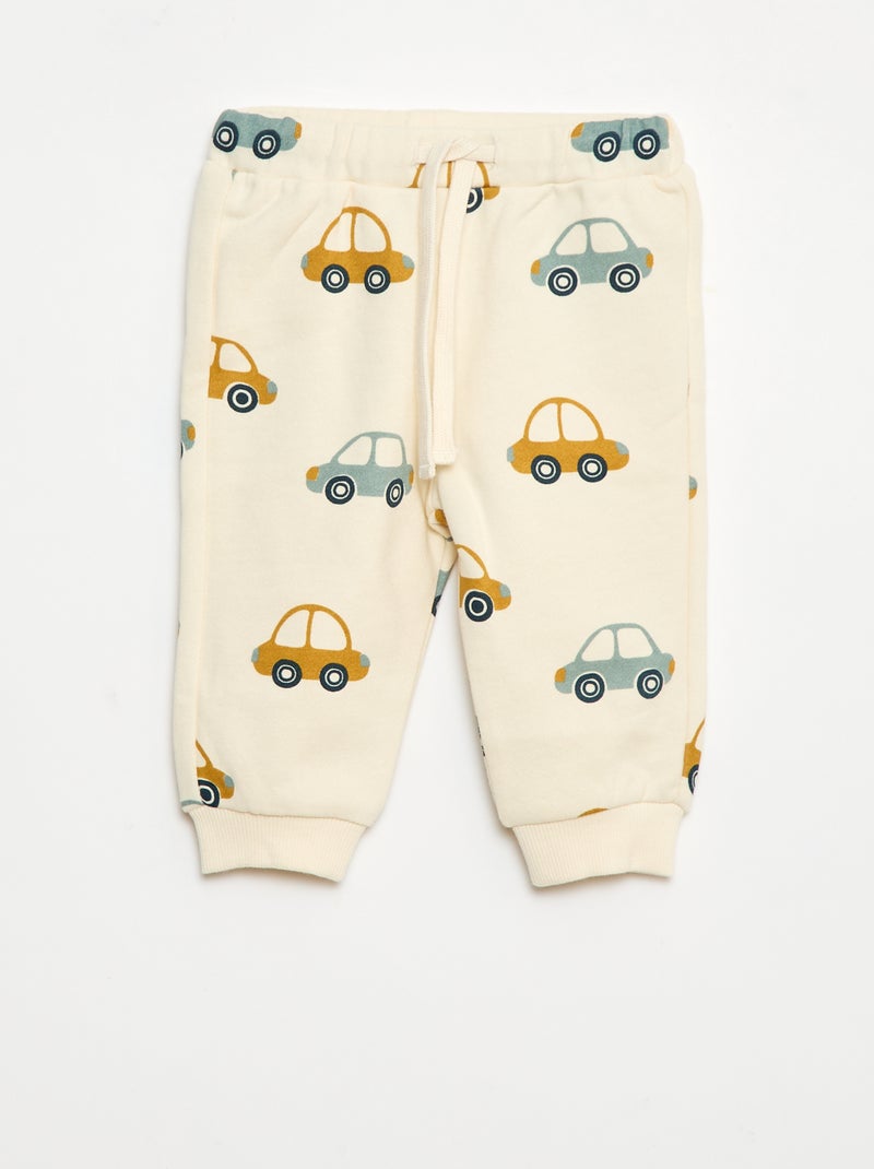 Conjunto de jogging sudadera + pantalón - 2 piezas Blanco - Kiabi