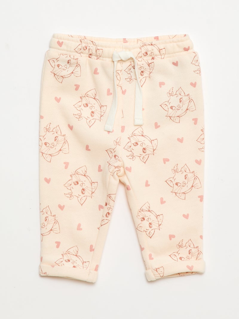 Conjunto de jogging sudadera + pantalón 'Marie' 'Los Aristogatos' - 2 piezas Rosa - Kiabi