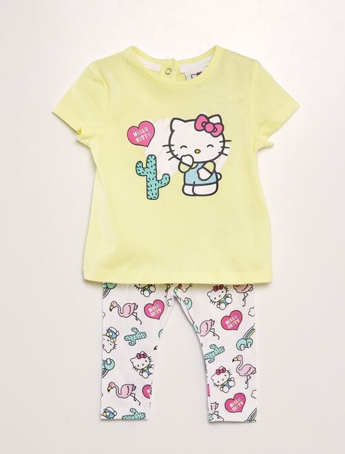 Conjunto de legging + camiseta 'Hello Kitty'- 2 piezas - Kiabi