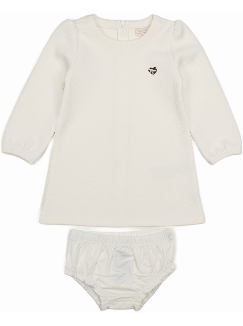 Conjunto de manga larga - guess kids Crema - Kiabi