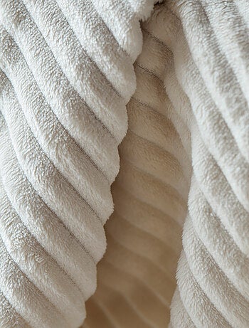 Conjunto de manta y bolso de punto elástico