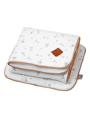 Conjunto de manta y cojín para cuna o moisés melody | SEVIRA KIDS