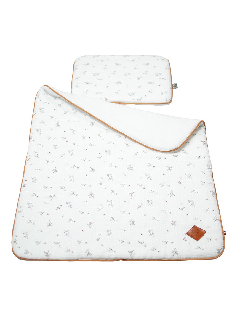 Conjunto de manta y cojín para cuna o moisés melody | SEVIRA KIDS Blanco - Kiabi