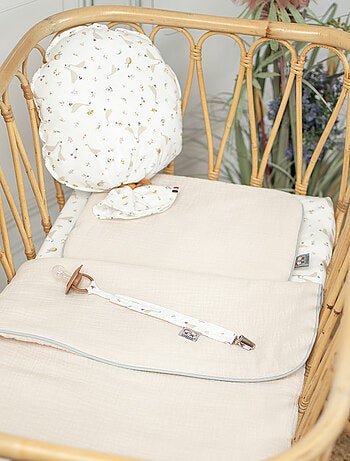 Conjunto de manta y cojín para cuna o moisés | SEVIRA KIDS