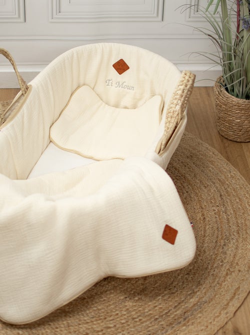 Conjunto de manta y cojín para cuna o moisés | SEVIRA KIDS - Kiabi