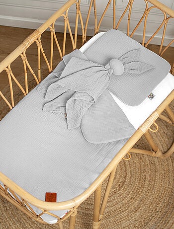 Conjunto de manta y cojín para cuna o moisés | SEVIRA KIDS