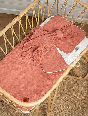 Conjunto de manta y cojín para cuna o moisés | SEVIRA KIDS