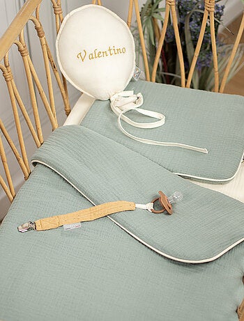 Conjunto de manta y cojín para cuna o moisés | SEVIRA KIDS