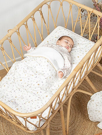 Conjunto de manta y cojín para cuna o moisés sidonia | SEVIRA KIDS