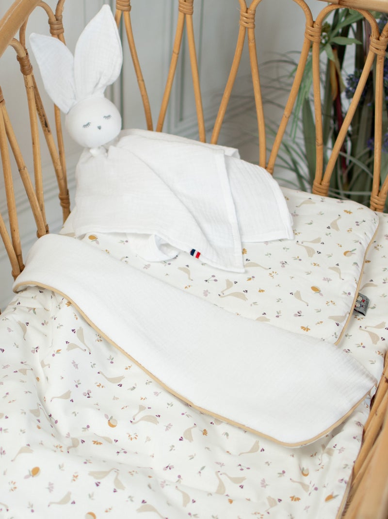 Conjunto de manta y cojín para cuna o moisés sidonia | SEVIRA KIDS Blanco - Kiabi