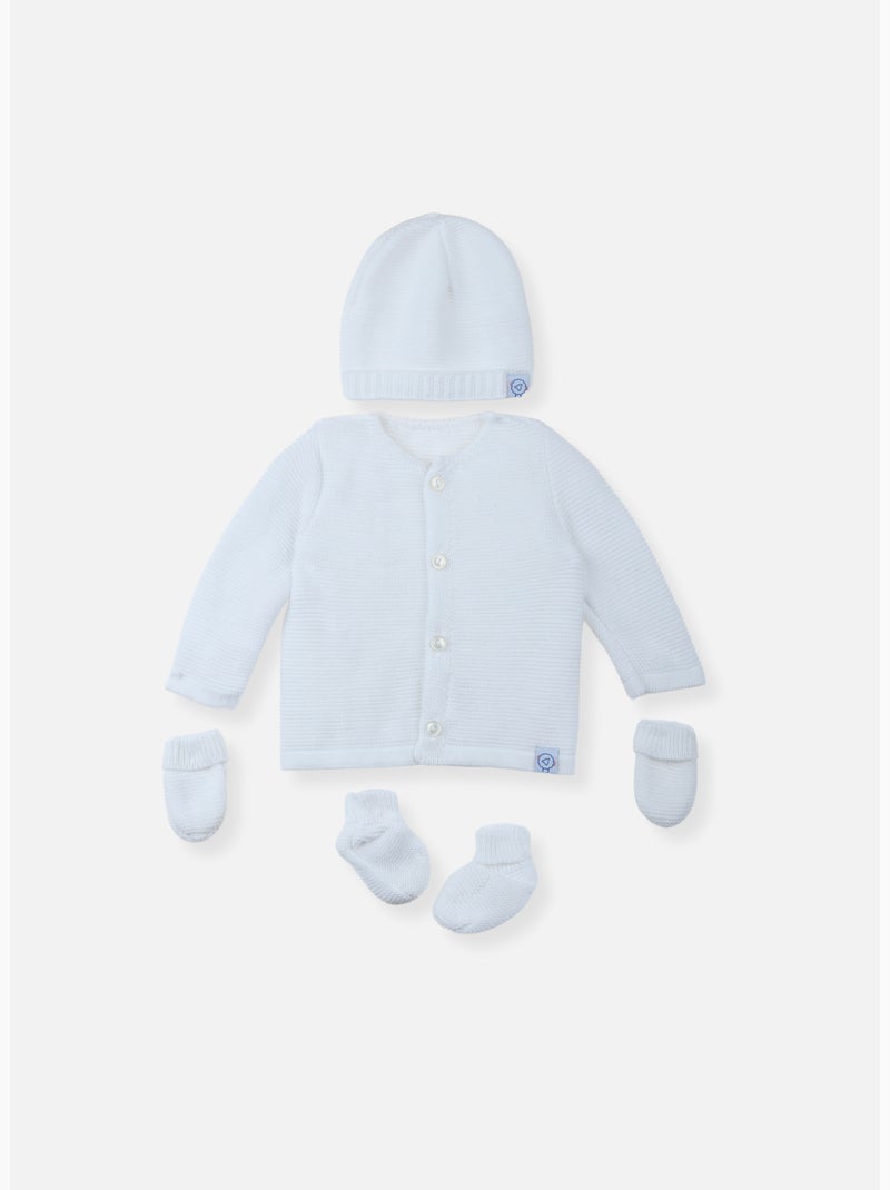 Conjunto de maternidad en algodón procedente de agricultura ecológica Blanco - Kiabi