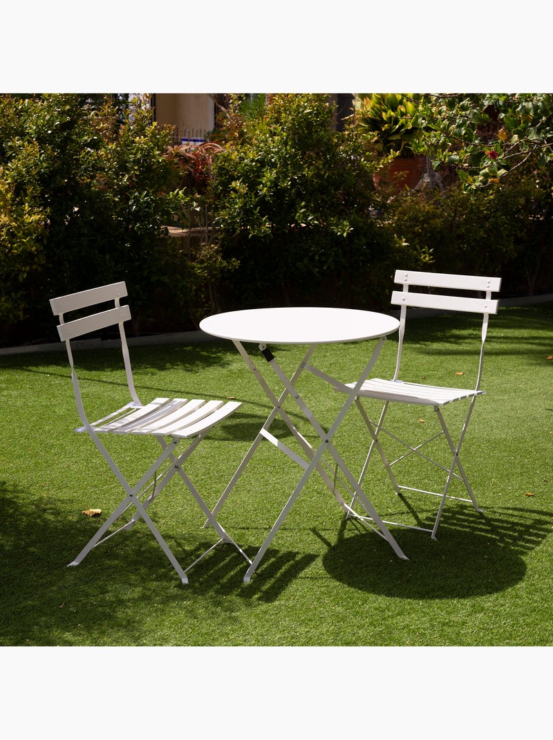 Conjunto de muebles de terraza 60x70 cm aktive Blanco - Kiabi